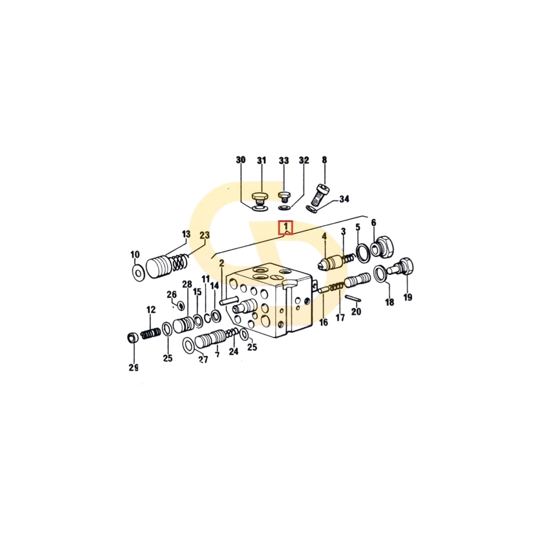 KUĆIŠTE REGULATORA HIDRAULIKE KOMPLET SAME EXPLORER