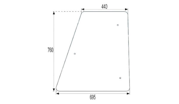 STAKLO GORNJE VRATA ZET 5211 ORAŠJE