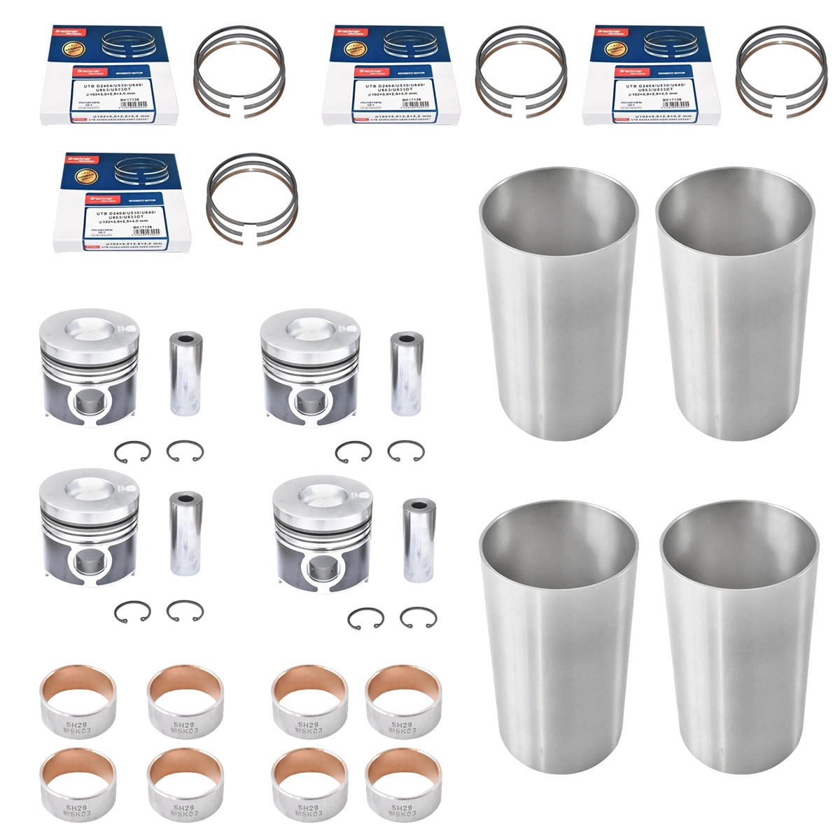 SKLOP MOTORA 4 KLIPA FI 102 UNIVERSAL UTB 683 FIAT
