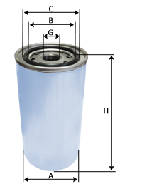FILTER ULJA ZETOR PROXIMA CASE 1056 FERRA