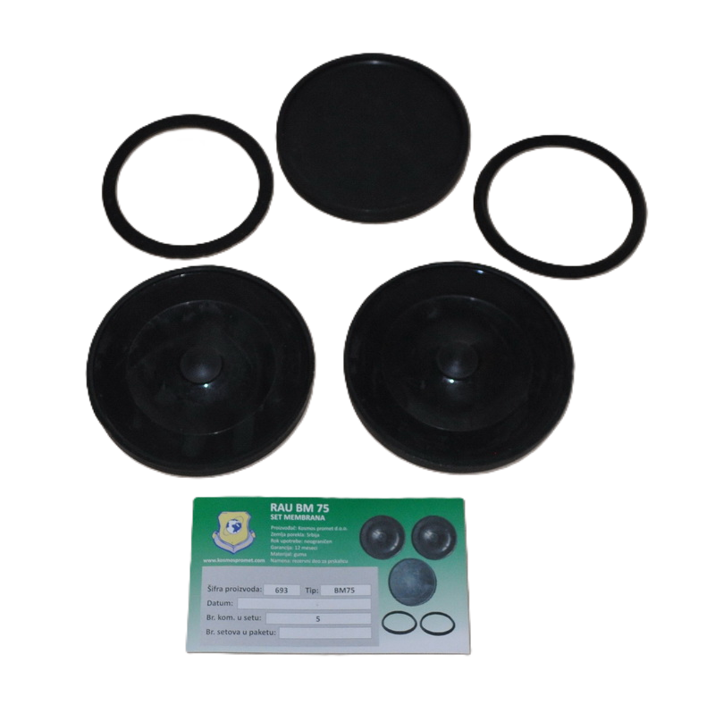 SET MEMBRANA RAU 75L