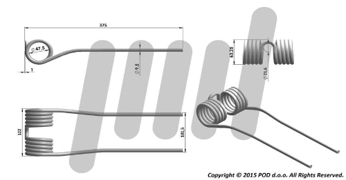 OPRUGA DVOKRAKA SIP 3002002