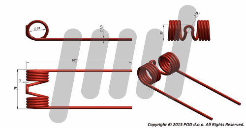 OPRUGA PICK UP PRESE WELGER 3007022
